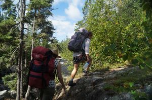 Fern-Olifaunt Portage (lots of up and down)