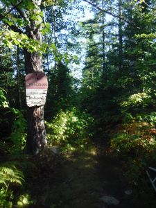 EP 19 Stuart River BWCA sign
