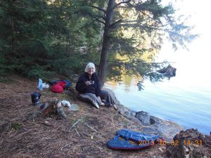 Burnt Island lake, Campsite 433