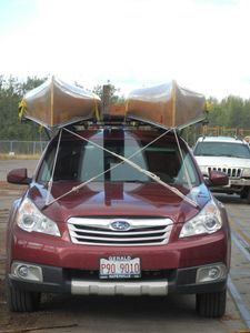 Suz's new boat (passenger side) & lumber