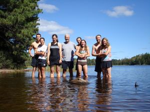 Family on Pine Lake