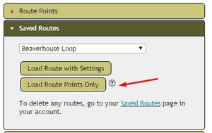 Load Route Points Only