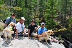 Group Shot at Davil's Cascade