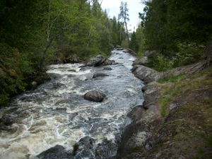 Portage around River