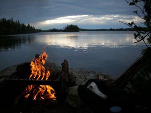 Camp on Little Sag