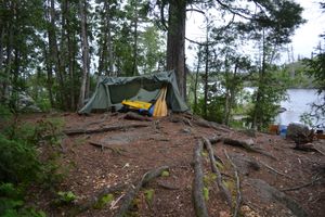 Campsite on Gillis