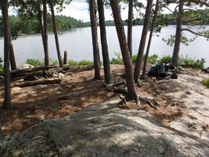 Hustler Lake campsite