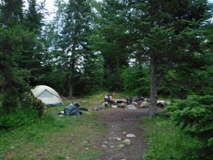 Camp on Agnes