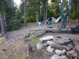 Bootleg lake campsite #1