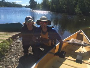At the Poplar Lake landing