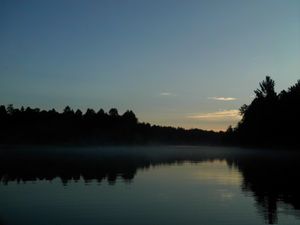 Misty Morning on the Manitowish