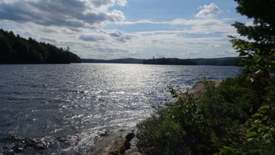 Misty Lake, Campsite 864, looking west