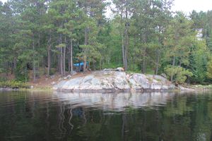 Finger lake campsite