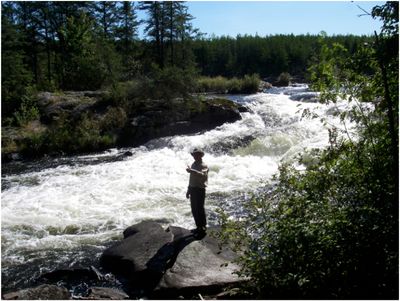 2013-09-03_181_Quetico Falls Chain-Four Falls Mark.JPG