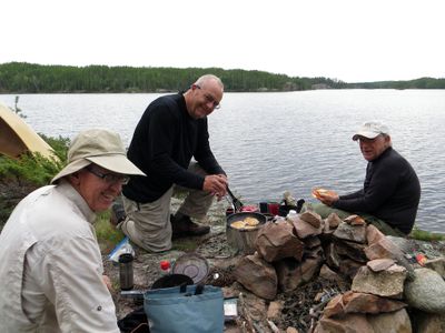 2012-08-23_249_Woodland Caribou South Aegean Lake Barry Dave Bob