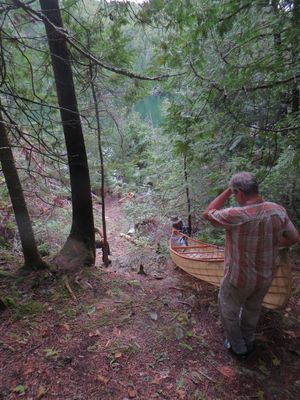 2016-09-07_265_Quetico Man Chain Portage to Emerald Lake