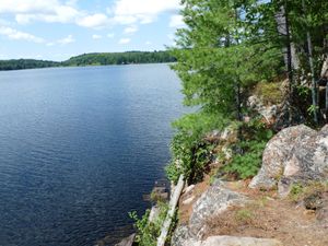 View from campsite