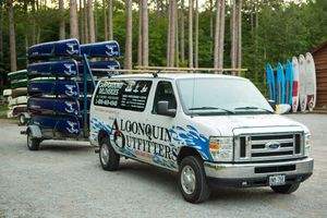 Algonquin Outfitters Campground delivery van