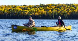 fall colors fishing, sarah lake