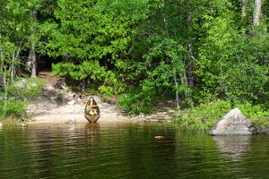 basswood island camp landing/beach