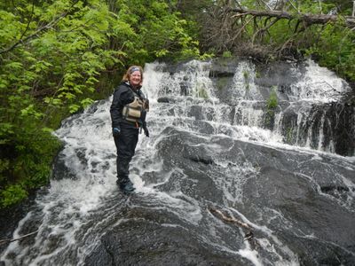 Cross Bay waterfall