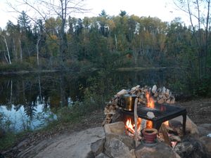 Kawishiwi River campfire