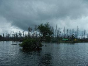 Our Quadga site - lake view