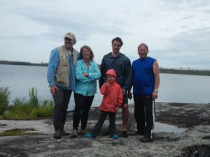 Group photo on Quadga Lake