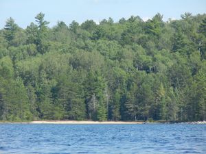 Sand Beach on Beaverhouse Lake