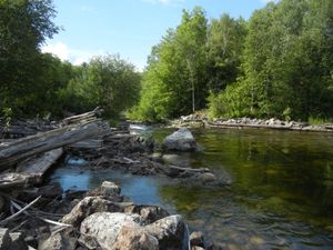 Rapids at Beaverhouse-Quetico Portage