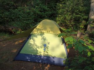 Tent Pad at Jordan Lake Site