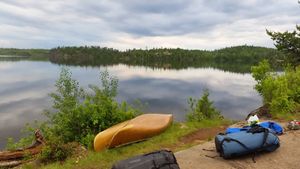 Campsite on Gillis Lake