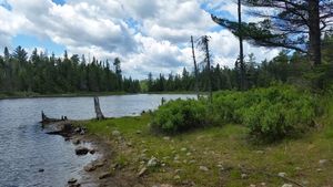 Portage into Elton Lake