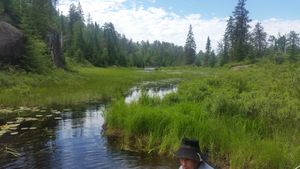 Portage into Anit Lake
