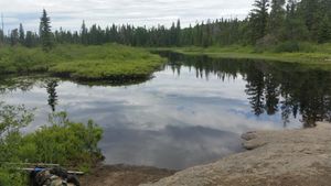 Koma Lake Portage on north end