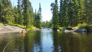 Portage #201 around Rapids, West end