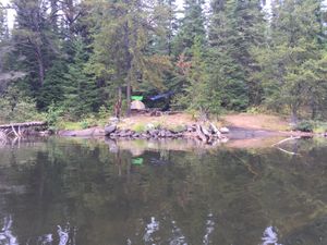 John Lake Campsite View