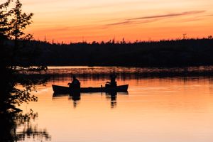 Alpine Dusk Fishing