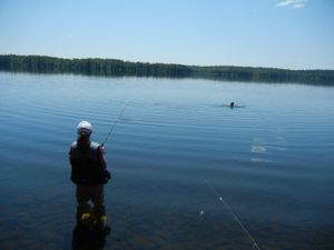 Swimming and Fishing