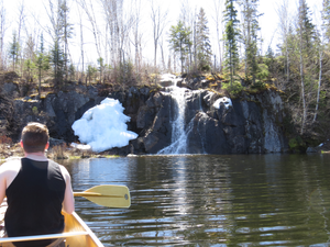 Mug Lake Falls, May 13, 2017