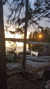 Campsite 180 sunset