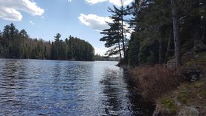View to larger crab lake area