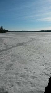 Looking across Snowbank Lake