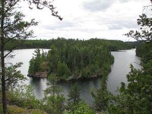 Cherry Lake islands