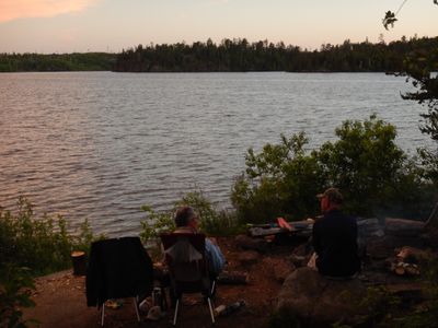 Hanging out in camp