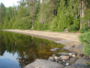 Sand Beach at Amber Lake