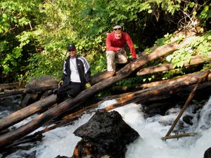 Enjoying Eddy Falls