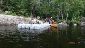Nym Lake boat dock