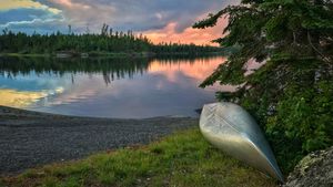 Sunset at campsite 1199