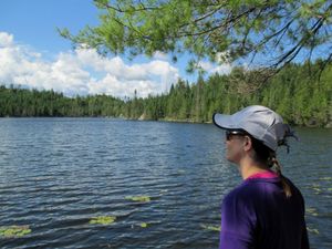 Lunch break on Toe Lake
